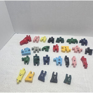 Unbranded Alphabet Giraffe Puzzle One Size Multicolor